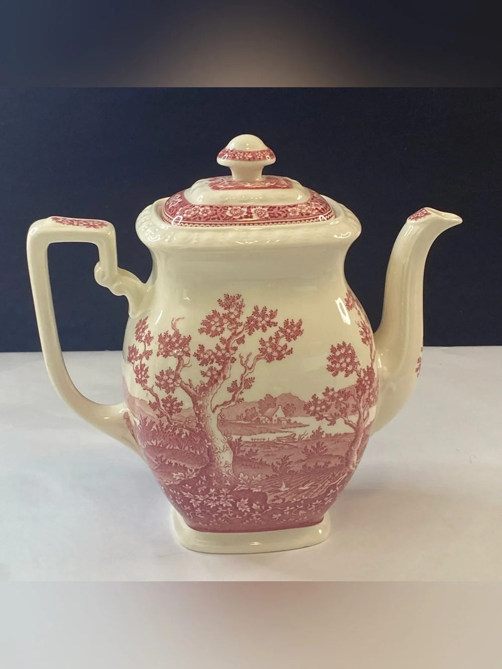 Villeroy & Boch SAAR Rusticana Red Transferware Coffee/Teapot